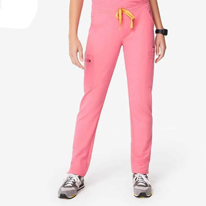 Uniforme de Hospital de enfermera elástico antiarrugas, uniformes de LICRA, conjunto de traje, Top y pantalones, uniforme médico para correr, ropa de verano - Product Image 2