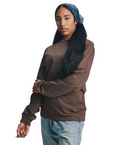 Camiseta Unisex Básica de Algodón de Manga Larga con Cuello Redondo, Color Sólido Informal, Cómoda para Uso Diario, Tejido Suave, Suministro al por Mayor - Product Image 1