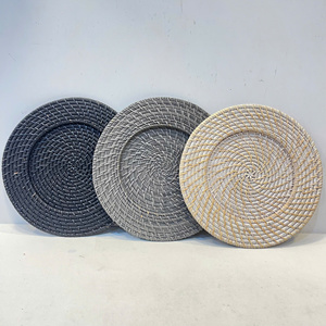 Rattan <b>Round</b> Eco-Friendly Luxury <b>Placemat</b> Home Decor Accessories Kitchenware Doanket Brand Model DKTR08 - Product Image 1