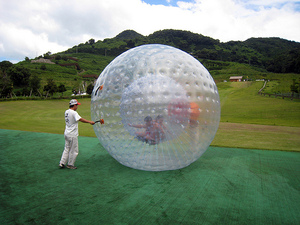 Boule gonflable en PVC bleu de haute qualité, 5 pièces, pour l'utilisation commerciale - Product Image 4