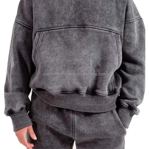 Nuevo chándal elegante de lavado ácido para hombres, chándal de algodón hecho directamente de fábrica/Color personalizado para hombres, chándal de lavado ácido OEM - Product Image 6