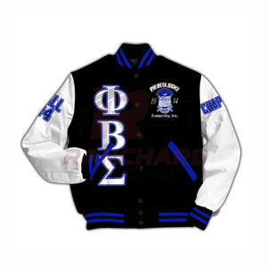 Chaqueta Universitaria para Hombre, Chaqueta de Fraternidad Griega, Chaqueta Universitaria para Hombre, Chaqueta de Fraternidad, Chaqueta Universitaria Phi Beta Sigma - Product Image 1