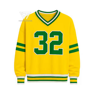 Venta al por mayor griego Chi Eta Phi XHP Hermandad de mujeres ropa de gran tamaño bordado con cuello en V sudadera griega Parafernalia - Product Image 1