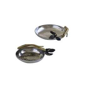 ชุดจานชามกลมสำหรับเสิร์ฟอาหารเครื่องใช้บนโต๊ะอาหารชุดอุปกรณ์บนโต๊ะอาหารชุดตกแต่งสีทอง - Product Image 3