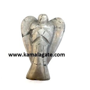 Figurine d'ange améthyste naturelle sculptée à la main de 3 pouces Sculpture en cristal Pierre précieuse de guérison Pierre semi-précieuse Artisanat - Product Image 2