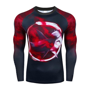 Buena calidad Fight Training Rash Guard Sublimación personalizada Hombres Rash Guard en precio razonable para hombres - Product Image 1