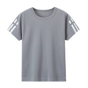 เสื้อยืดคอกลม4XL สำหรับผู้ชายและผู้หญิง, แห้งเร็วระบายอากาศได้ดีคอกลมแขนสั้นไซส์ใหญ่ - Product Image 6