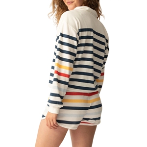 Sweat-shirt à capuche décontracté pour femme en tricot côtelé surdimensionné pour l'hiver - Product Image 2