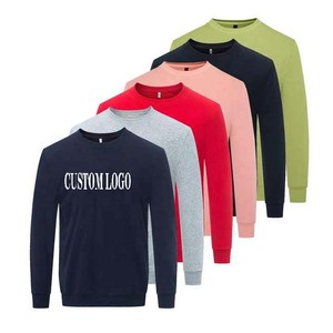 เสื้อสเวตเตอร์คอกลมผ้าฟลีซสำหรับผู้ชายเสื้อมีฮู้ดผ้าคอตตอน100% งานปักแนวสตรีทเสื้อผ้าสำหรับฤดูหนาว - Product Image 6