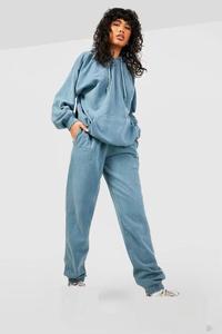 Survêtements d'hiver vintage en tissu uni délavé à l'acide personnalisés, streetwear pour hommes, impression délavée, poids lourd, sweat-shirt écologique - Product Image 2