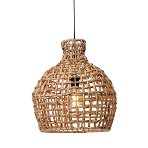 โคมไฟทรงกลมธรรมชาติ-วัสดุผักตบชวาแขวนโคมไฟทรงกลมเหมาะสำหรับการตกแต่งห้องนั่งเล่น - Product Image 2