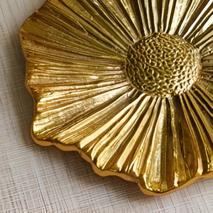Vente en gros Plateau de fleurs élégant en métal doré pour restaurant, hôtel, mariage, maison - Product Image 4