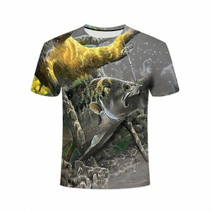 Ropa deportiva sublimada de Etiqueta Privada, camisetas impresas, transpirables, de secado rápido, rendimiento, manga corta, ropa deportiva personalizada, camiseta - Product Image 2