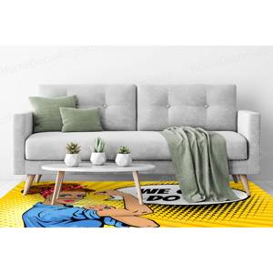 Alfombra Impresa: Regalos Personalizados, Arte Pop, Personalizada, Icónica, Alfombra de Pasillo, Podemos Hacerlo, Citas, con Pelo Suave - Product Image 3