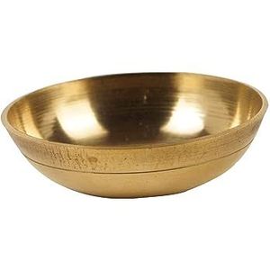 Bol en laiton poli avec des courbes artisanales et une apparence royale idéal pour les cadeaux formels et les collections spirituelles - Product Image 3