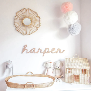 Miroir de salon mural à cadre en rotin de meilleure collection Taille et couleur personnalisables Meubles décoratifs en verre pour chambre à coucher - Product Image 6