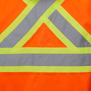 Chaqueta de Trabajo para Hombre, de Algodón, Antibacteriana, Ligera, Transpirable, de Alta Calidad, Certificada por la CEE, Personalizable, de Alta Visibilidad - Product Image 6