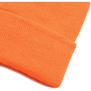 Vente en gros OEM Bonnet 100% LAINE ACYRYLIQUE Bonnet d'hiver unisexe tricoté avec logo personnalisé Bonnet extensible en coton, chaud et doux - Product Image 2