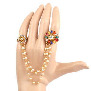 Women's Finger Ring - Golden - Product Image 1