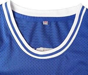 Maillot de basketball personnalisé pour les tournois, sans manches, col en V, tissu résistant, uniforme d'équipe professionnel - Product Image 4
