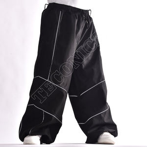 Pantalones de nieve de carga holgados a prueba de viento tácticos de moda 2025, ropa de esquí para hombre, pantalones de esquí holgados impermeables anchos personalizados - Product Image 4