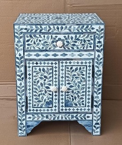 Table à tiroirs en incrustation d'os artisanale, plusieurs designs pour tous les styles, armoires en incrustation d'os, tiroir pour la décoration de la maison - Product Image 4