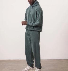 ชุดวอร์มล้างกรดสำหรับผู้ชายชุดวอร์มซักด้วยกรดมีซิปขนาดใหญ่พิเศษติดโลโก้ได้ตามต้องการ2025 - Product Image 6