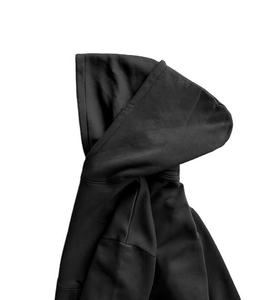 100% algodón en blanco doble capucha peso pesado Streetwear polar de gran tamaño personalizado hombres pulóver sudaderas con capucha precio al por mayor - Product Image 2