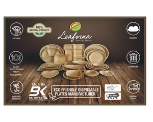 3 Compartment 9 Square <b>Heavy</b>-<b>Duty</b> Reusable Palm Leaf Plate Eco-Friendly Biodegradable Disposable Plate for Catering Meals PALM - Product Image 5