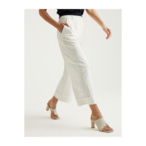 BGN Women's <b>Wide</b> <b>Leg</b> Woven <b>Pants</b> & Trousers Model S23P288 - Product Image 4