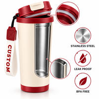 Botol minum vakum stainless steel custom logo grosir, hadiah promosi, mug kopi perjalanan terinsulasi