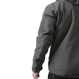 แจ็กเก็ตและฮู้ดสำหรับผู้ชายเสื้อแจ็คเก็ตกันหนาวสีเทาถ่านออกแบบได้ตามต้องการ - Product Image 4