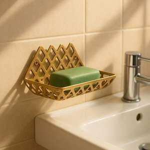 Porte-savon en laiton moderne pour un environnement de salle de bain propre et hygiénique avec une construction en laiton durable - Product Image 5