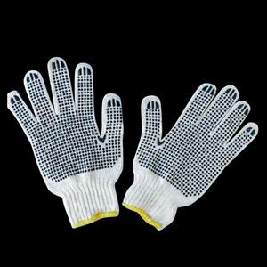 Guantes DE TRABAJO punteados de PVC con agarre mejorado Guantes punteados de algodón con palma de PVC antideslizante para protección de seguridad de Servicio Ligero - Product Image 5
