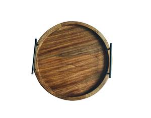 Vintage élégant bois fer plateau de service élégant en gros pour la maison décorative hôtel restaurant bar ustensiles de cuisine décor de table 2025 - Product Image 5