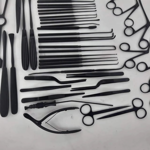 Ensemble d'instruments de tympanoplastie certifiés CE, manuel, en acier inoxydable noir, outils chirurgicaux de classe I Feynman FP-048-A1 Basis - Product Image 3