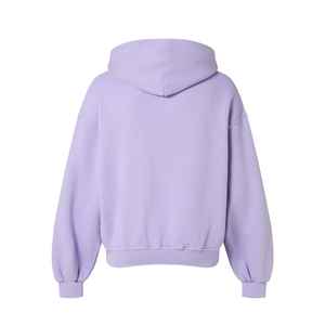 Sweat-shirts à capuche personnalisés imprimés de couleur lavande de qualité supérieure, 100% coton, streetwear élégant, 380GSM, doux et technique - Product Image 2
