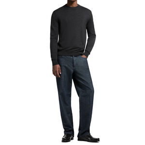Pull en maille à col rond à manches longues en mélange de laine et de soie de qualité supérieure Hommes Femmes Luxe Doux Hiver Service OEM - Product Image 5