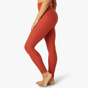 Mujer de cintura alta elástico de nailon Spandex comodidad suave Formal Yoga Fitness y Yoga usa Leggings para damas - Product Image 5
