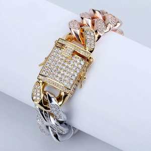 18k <b>Solid</b> <b>Gold</b> Halo Diamond <b>Bracelet</b> Lab Grown Diamonds 14K <b>Solid</b> White <b>Gold</b> Elegant Design High Jewelry Luxury Women's <b>Bracelet</b> - Product Image 3