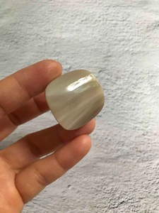 Bague en corne de buffle polie, bijoux pour fête, mariage, anniversaire, vente chaude, couleur corne naturelle - Product Image 5