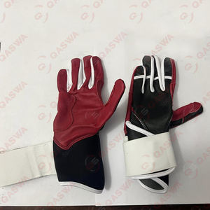 Guantes de bateo de béisbol profesionales de alta resistencia personalizados con correa de soporte de muñeca transpirable Protección de manos de bajo precio - Product Image 4