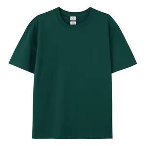 T-shirt pour homme en coton 100% à manches courtes, coupe classique, logo personnalisé, tissu tricoté de haute qualité 220g, séchage rapide, respirant - Product Image 3