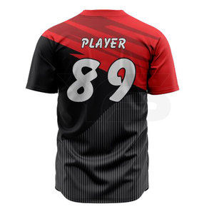 Uniforme de béisbol de poliéster personalizado de estilo más nuevo, uniforme de media manga, uniforme de béisbol más vendido - Product Image 5