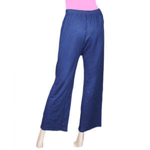 Chase Value Palazzo uni pour femme - Bleu marine XXL Viscose - Product Image 4