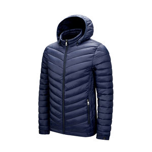 Extérieur noir bulle doudoune hommes chaud léger hiver vers le bas manteau en gros élégant décontracté à la mode vestes de mode - Product Image 6