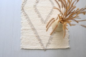 Neutral Entryway Runner Rug Unique Wool Oriental <b>Small</b> Runner Door Mat Custom Rug Bulk Purchase - Product Image 4