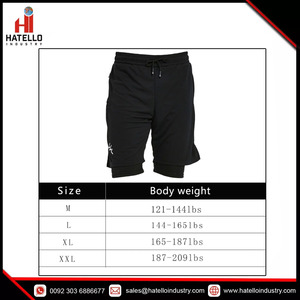 OEM & ODM Formal Solid Canvas Mens Cotton <b>Running</b> Shorts Quick Dry Fitness Gym Sport Workout Shorts - Product Image 2
