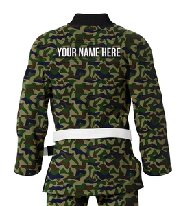 Kimono de BJJ pour adultes, best-seller, design camouflage personnalisé, unisexe, polyester et coton, pour les arts martiaux, à prix très bas - Product Image 3