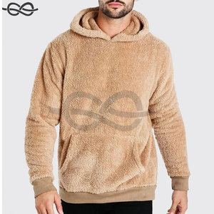 Sudaderas cálidas y esponjosas para hombre, suéter con capucha de terciopelo de doble cara, suéter de lana de cordero de invierno, sudaderas informales - Product Image 6